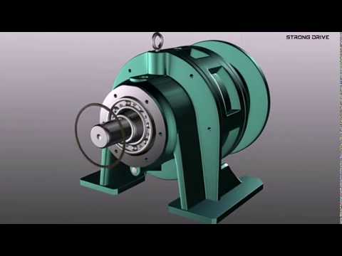 Cycloidal Pinwheel Gear Reducer Disassembly Diagram - SDT