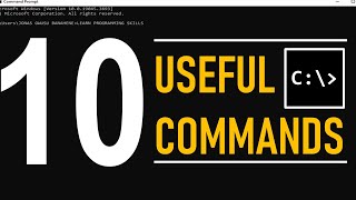 Useful COMMAND PROMPT Commands You Should Know