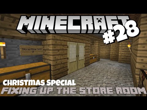 Minecraft PE - Fixing Up The Store Room (28) (Christmas Special)