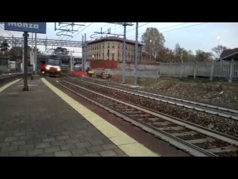 E464 432 XMPR+7 2 piani Trenord e XMPR - Monza 14/11/2016