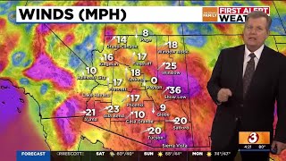 Storms possible to start the weekend in parts of Arizona