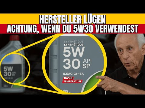HERSTELLER LÜGEN ÜBER ÖLVISKOSITÄT - DURCHGESICKERTE DOKUMENTE BEWEISEN: SIE NUTZEN 5W40 STATT 5W30!