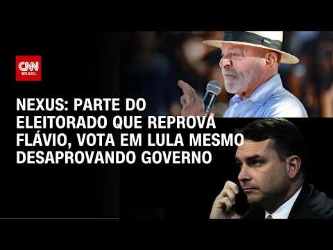 Parte dos que reprovam Flávio, votam em Lula mesmo desaprovando o governo, aponta Nexus | HORA H