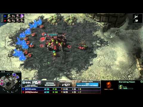 Go4SC2 427 - Namshar (Z) vs Lambo (Z) - Ro32