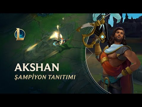 Akshan Şampiyon Tanıtımı | Oynanış - League of Legends