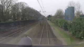 preview picture of video '[cabinerit] A train driver's view: Amersfoort - Utrecht CS, ICM, 03-Apr-2015.'