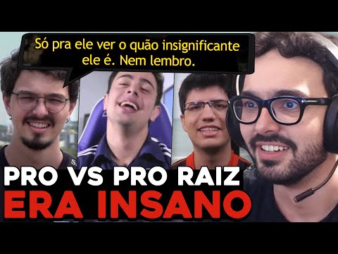 OS MELHORES PRO vs PRO DA HISTÓRIA DO CBLOL - MYLON REACT
