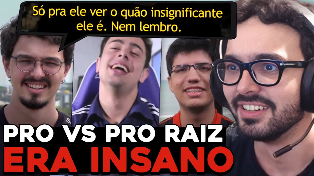 OS MELHORES PRO vs PRO DA HISTÓRIA DO CBLOL - MYLON REACT