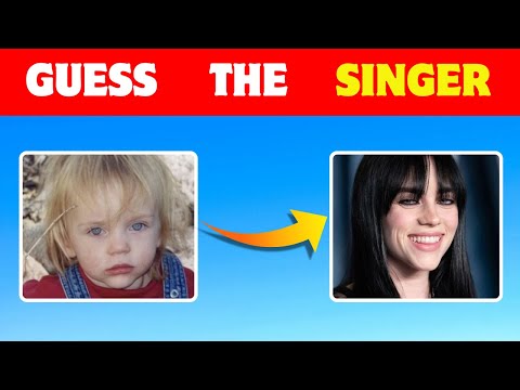 Guess the Singer by the Childhood Photo 2024 | Quiz Hall