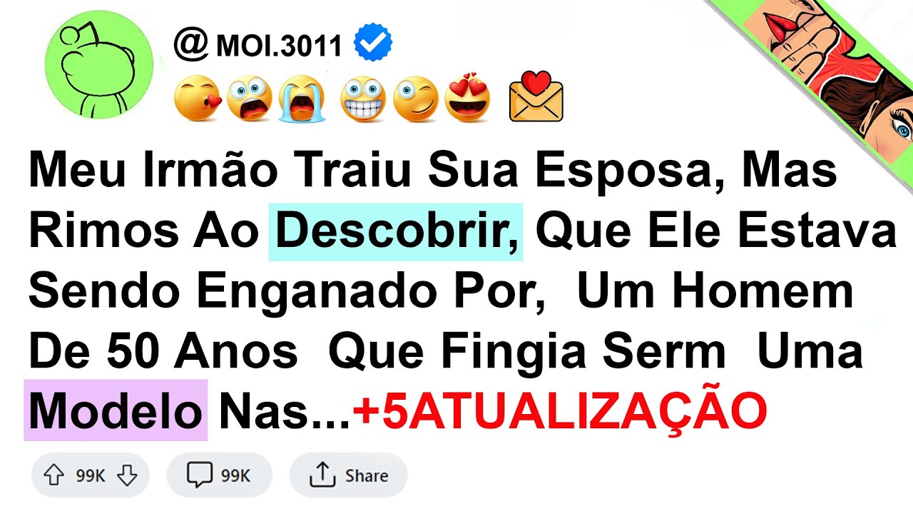 história -  Meu Irmão Traiu Sua Esposa, Mas Rimos Ao Descobrir, Que Ele Estava Sendo Enganado ...