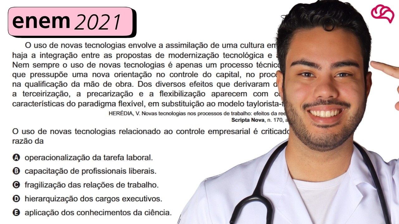 Resolução em Vídeo — Questão 54 ENEM 2021
