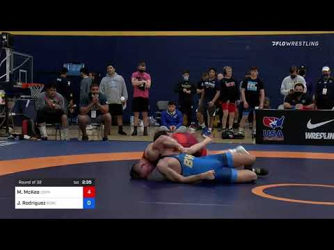 65 Kg Round Of 32 - Mitchell McKee, Gopher Wrestling Club - RTC Vs Jason Rodriguez, Bobcat Wrestli