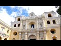 Church La Merced During Holly Week In Antigua Guatemala