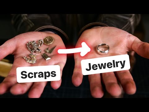 No Lathe - Silver Ring from Scraps on a Budget