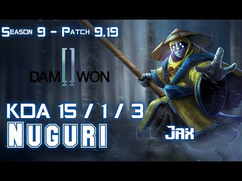 DWG Nuguri JAX vs LUCIAN Top - Patch 9.19 EUW Ranked