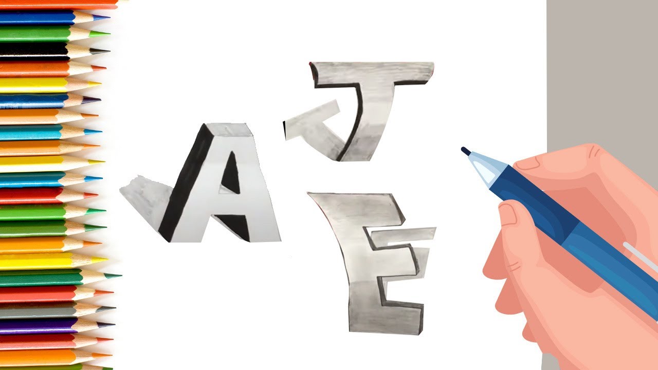 Fun and Educational Videos for Kids How to Draw 3D Drawings