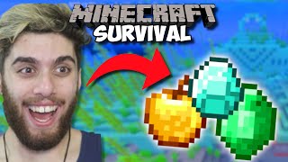 MY MINECRAFT LUCK WAS OVERPOWERED!!! - Minecraft Survival [Ep 233]