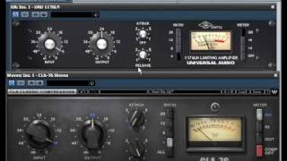 preview picture of video 'UAD 1176LN vs Waves CLA-76 (Copy Settings).'