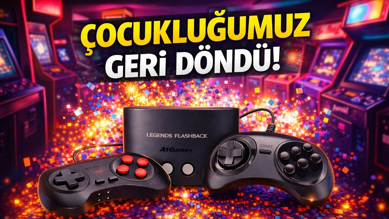 2️⃣ 80'ler 90'lar Geri Döndü! Legends Flashback Oyun Konsolu