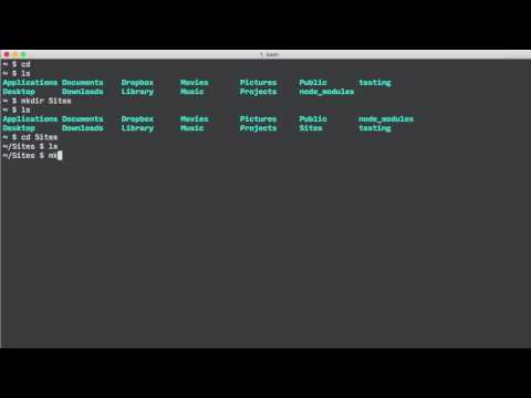 Introduction to Modern Front-End Development | Creating Directories and Files