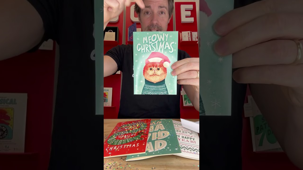 Glitter Trap Envelope + Endless Singing cards #christmas  #prank #greetingcard #jokercard