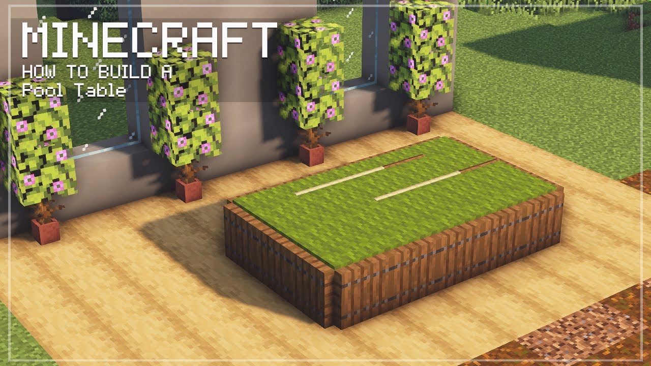 Minecraft | How to Build a Billiards Table