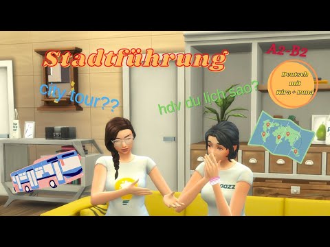 A2-B2 Stadtführung - Planejando um passeio pela cidade - tham quan thành phố