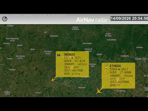 SBSM / RIA - MAPA VOO COM ESCUTA AEREA REGIÃO CENTRAL DO RGS AO VIVO