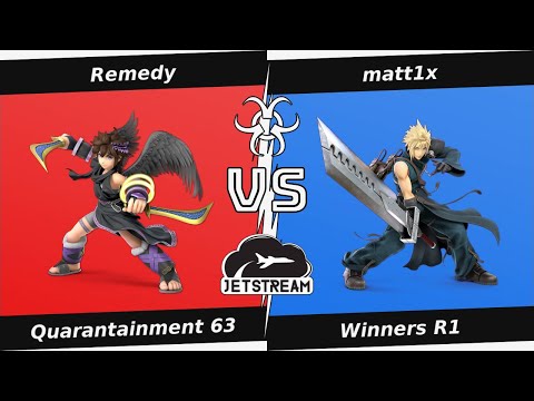 Quarantainment 63 Winners R1 - Remedy (Pit) Vs matt1x (Cloud) - SSBU