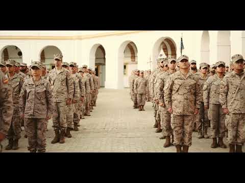 Izado de Bandera en el Tercio de Armada, 487 aniversario Infantería de Marina