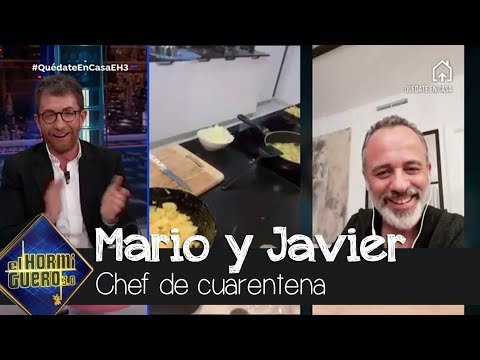 Mario Casas, chef durante la cuarentena, nos deleita con una tortilla de patatas - El Hormiguero 3.0