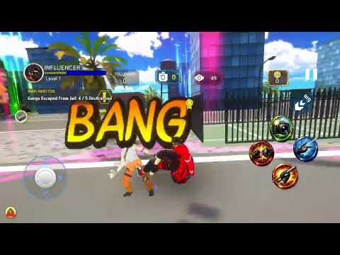 Superhero spider city fighter