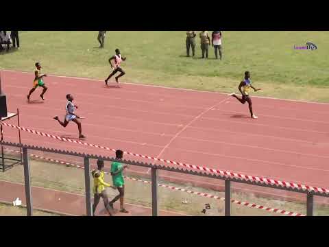 OKESS wins boys 4x200m heat 3. 1:27.67sec. SuperZonals 2026. Ashanti region.