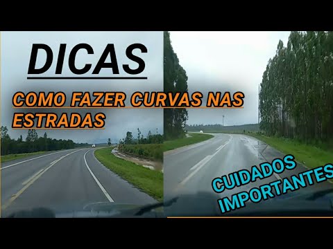 DICA RÁPIDA ' Como fazer curvas com segurança nas RODOVIAS ' em todas as condições