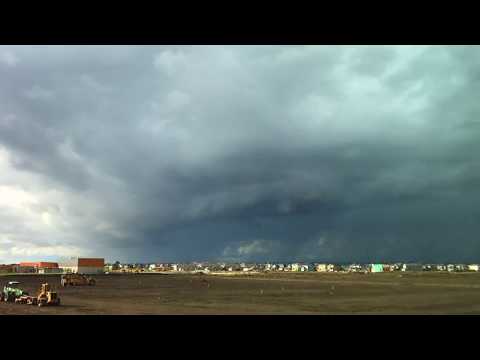 Dark storm approaching Time Lapse video