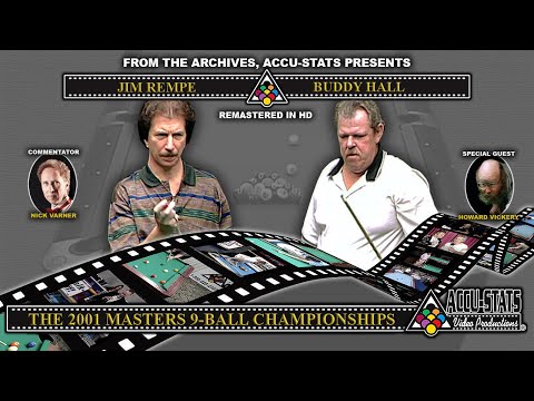 9-Ball - BUDDY HALL vs JIM REMPE - 2001 Masters 9-Ball Championship