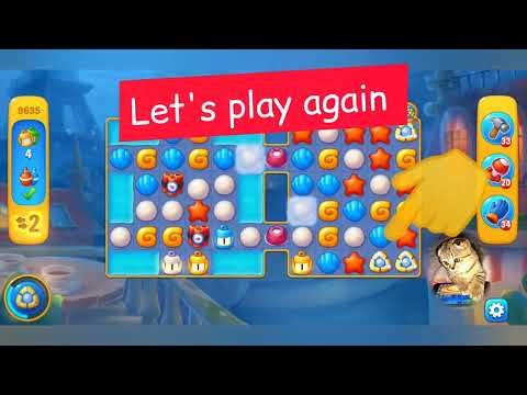 Fishdom 2022, no Boosters,  9635  level  -  прохождение без бустеров,  9635  уровень.