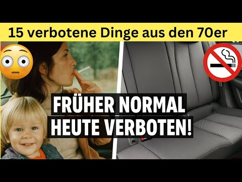 15 Dinge, die damals in den 70er NORMAL waren und HEUTE unvorstellbar sind!