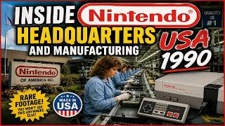 INSIDE NINTENDO HEADQUARTERS AND MANUFACTORING| 1990