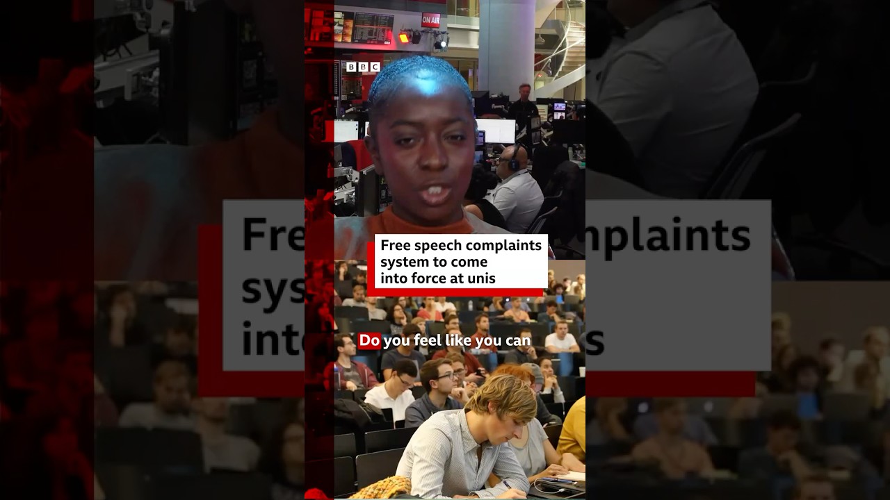 Freedom of speech complaints system to be introduced in England universities. #University #BBCNews