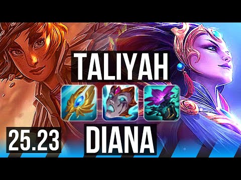 TALIYAH vs DIANA (MID) | 8/4/17 | KR Master | 25.23
