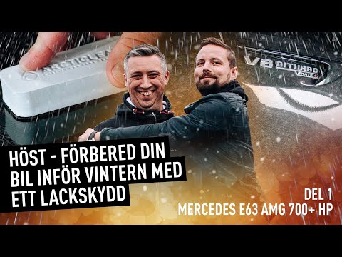 Vinterprepp på OKTAN-Eriks E63 AMG🚙✨🚓 DEL 1 av 2!