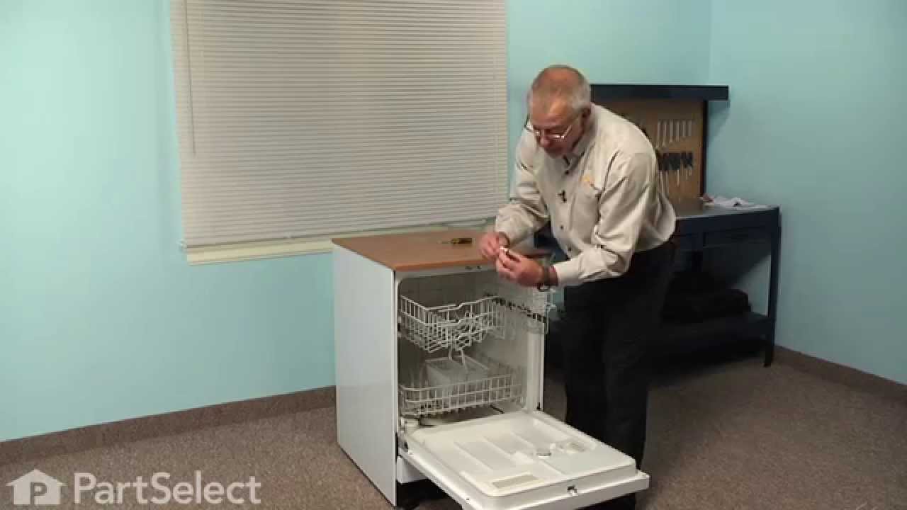 Replacing your General Electric Dishwasher Upper Rack Assembly