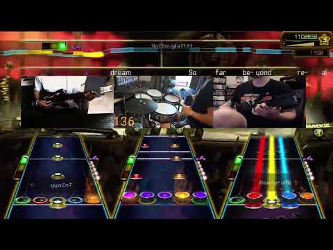 1st EVER Through the Fire and Flames by DragonForce - Expert+ Full Band FC (GH:SH)