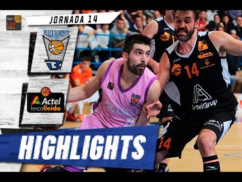 Highlights Club Melilla Baloncesto - Actel Força Lleida (ORO 15/16 - J14)