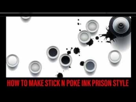 HOW TO MAKE TATTOO INK(PRISON STYLE)