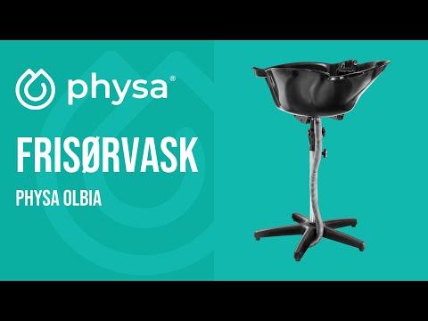 video - Frisørvask - 50 x 49 x 99 cm - Sort