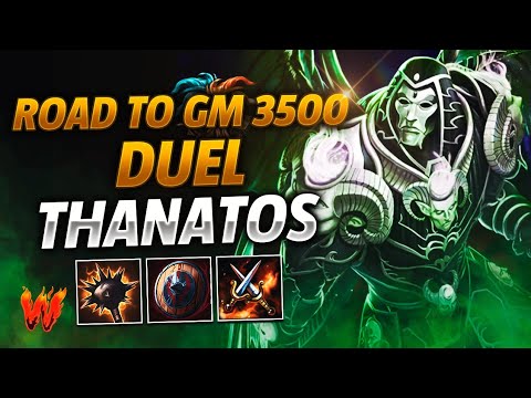 THANATOS, EL MATCHUP NO ACOMPAÑA NUNCA... - Warchi - Smite Duel Road to GM 3500