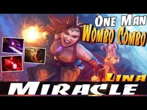 Miracle- [Lina] One Man Wombo Combo - Dota 2