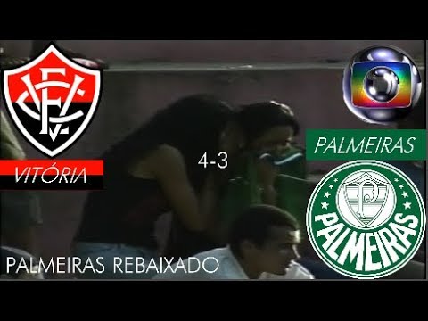 Jogo Completo - Vitória 4 x 3 Palmeiras - Campeonato Brasileiro 2002 - 17/11/2002 - Globo